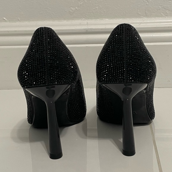 BLACK CRYSTAL PUMPS- ZARA (38) - Picture 7 of 7